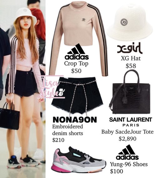 新鮮な空港 ファッション Blackpink リサ 私服 人気のファッション画像